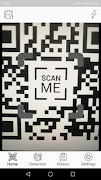 QR code and barcode reader fas Plakat