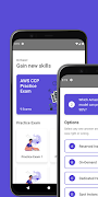 برنامه‌نما AWS Cloud Practitioner Exam عکس از صفحه