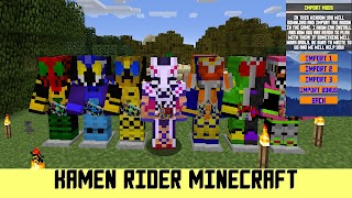 Kamen Rider Mod Minecraft PE screenshot 2