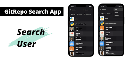 GitRepo Search App स्क्रीनशॉट 3