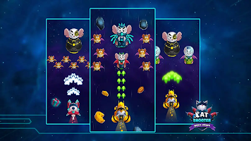 Cat Invaders Galaxy Attack скриншот 2