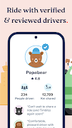 3 Schermata Poparide - #1 Carpool App