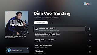 Zing MP3 - Android TV Screenshot 1