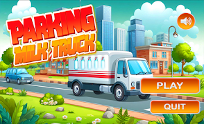 پوستر Parking Milk Truck Game