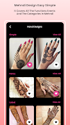 Mehandi Design Easy Simple पोस्टर