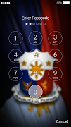 برنامهنما Philippines Flag Lock Screen عکس از صفحه
