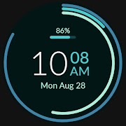 برنامه‌نما Time Circle: Watch Face عکس از صفحه