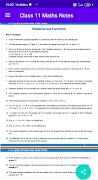 Class 11 Maths Notes скриншот 2