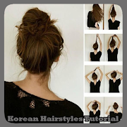 Koreański Fryzury Tutorial plakat