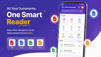 Document Reader : Read All PDF poster