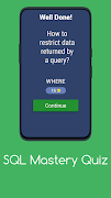SQL MASTERY QUIZ imagem de tela 1