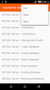 Tutorial For MS SQL Server captura de pantalla 3
