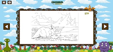 Dino Coloring penulis hantaran