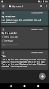 Daff Quick Notes اسکرین شاٹ 3
