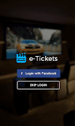 1 Schermata E-Ticket Booking - Mobile Application