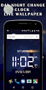 Day night changing clock lwp Ekran Görüntüsü 5
