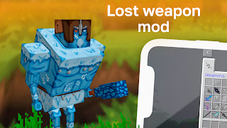 Lost Weapons Mod for mcpe poster