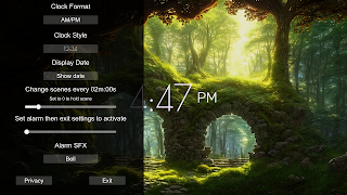Peaceful Clock imagem de tela 3