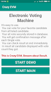 Crazy EVM (Electronic Voting M Affiche