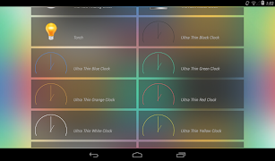 Ultra Thin Clock Widgets syot layar 2