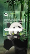 (FREE) GO SMS PANDA THEME 스크린샷 3