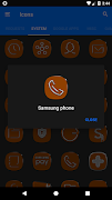 برنامه‌نما Orange Icon Pack عکس از صفحه