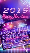 2019 Happy New Year Keyboard Screenshot 1