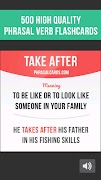 Phrasal Verbs Cards: Learn Eng poster
