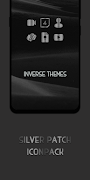 1 Schermata Silver Patch Icon Pack