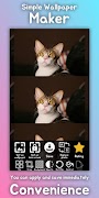 برنامه‌نما Simple Wallpaper Maker عکس از صفحه