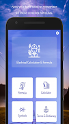 Electrical formula and calcula poster