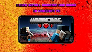 Hardcore Mod Addon Minecraft 포스터