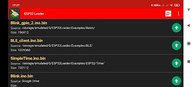 برنامه‌نما ESP32 Loader (Blynk Uploader) عکس از صفحه