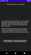 Gesture Suite Run Task Plugin captura de pantalla 1