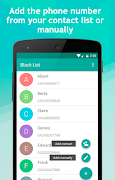 Blacklist (Calls Blocker) ภาพหน้าจอ 1