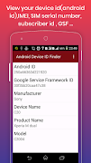 Device ID Finder for Android পোস্টার