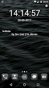 Clock Widget syot layar 4