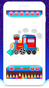 Train Coloring Book Game screenshot 2