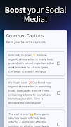 برنامه‌نما AI Caption Generator Writer عکس از صفحه