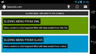 baruckis.com SLIDE MENU 海报