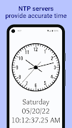 1 Schermata Orologio atomico: Ora NTP
