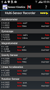برنامه‌نما Sensor Kinetics عکس از صفحه