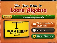 Hands-On Equations 3: Tablet poster