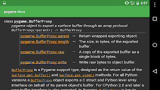 Docs for pygame 截圖 3
