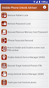 Clear Mobile Password PIN Help پوسٹر