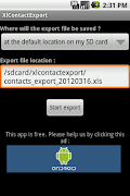 XlContactExport screenshot 3