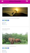 Africa Proverbs syot layar 2