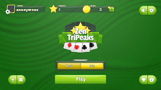 برنامه‌نما Zen Tripeaks Solitaire عکس از صفحه