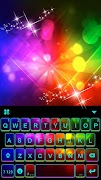 Neon Color 3D keyboard syot layar 3