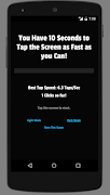 برنامه‌نما Tap Speed عکس از صفحه